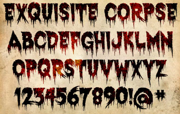 Exquisite Corpse Font : Click to Download