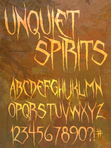 Unquiet Spirits Font : Click to Download